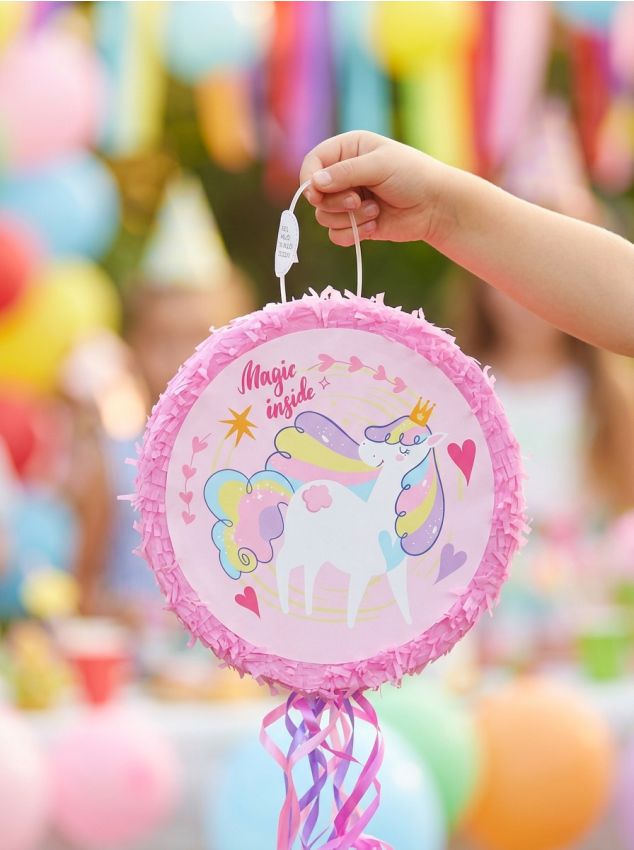 Sinsay - Piñata s motivem jednorožce - violet-orhidee