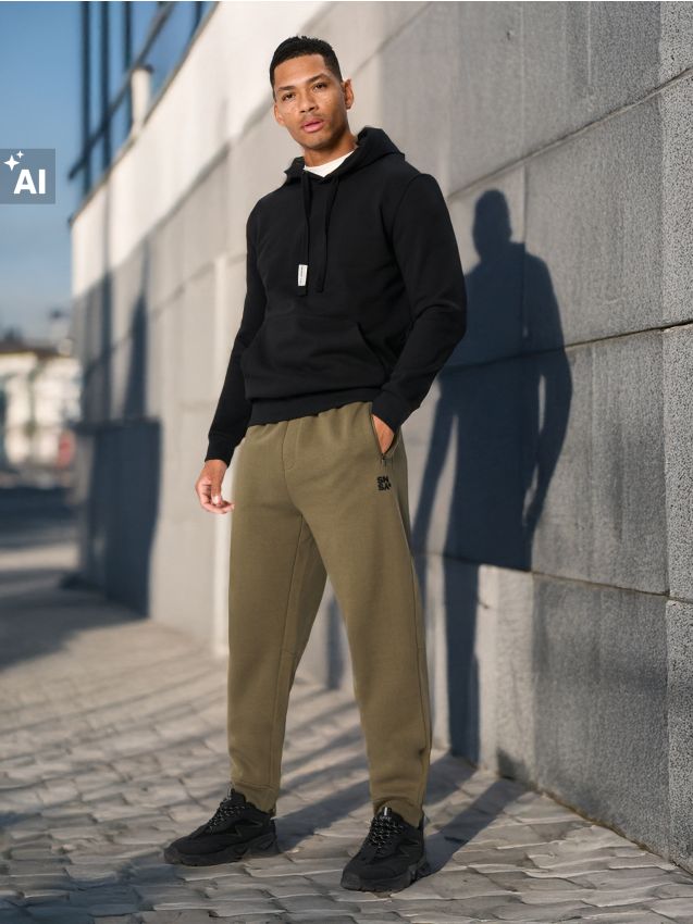 Sinsay - Pantaloni - kaki
