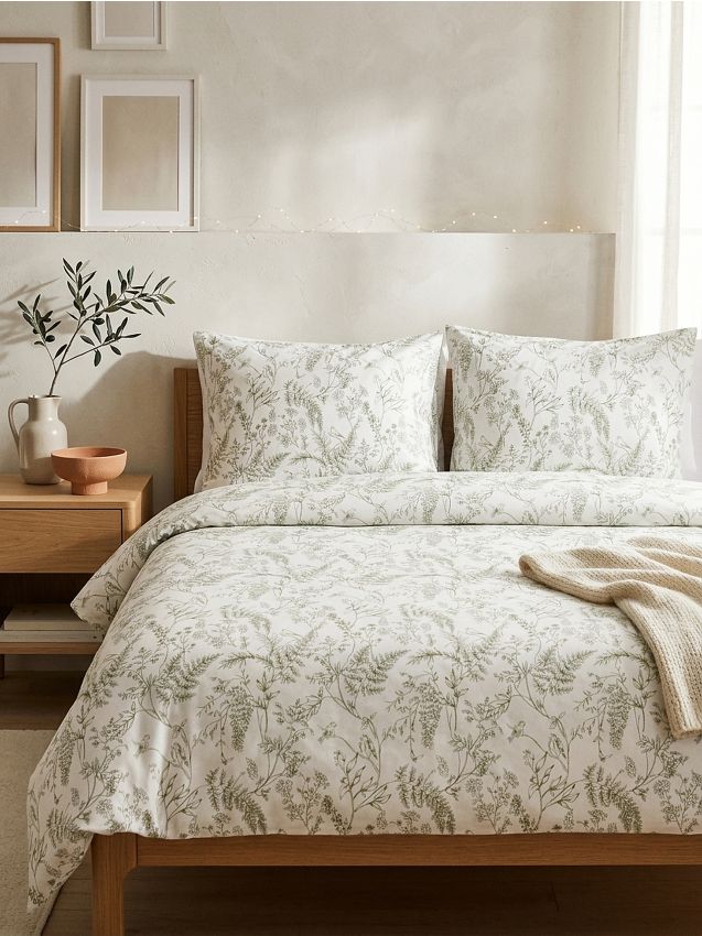 Sinsay - Set lenjerie de pat din bumbac - nude