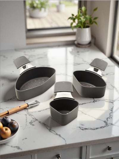 Zestaw koszyków do gotowania na parze