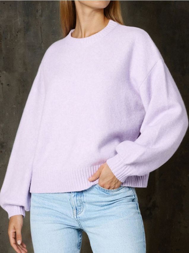 Sinsay - Pulover basic - lavand