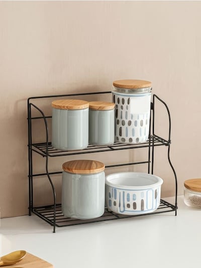 Kovový kuchyňský organizér