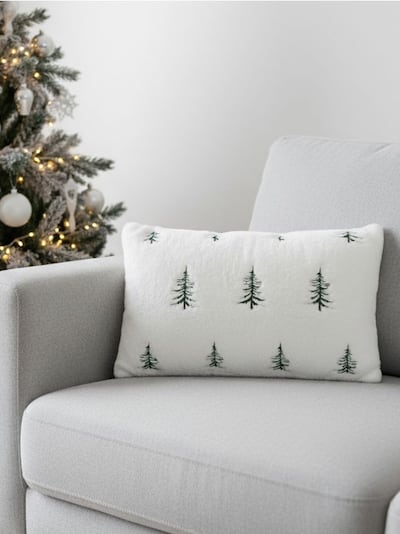 Dekorační polštář s vánočním motivem