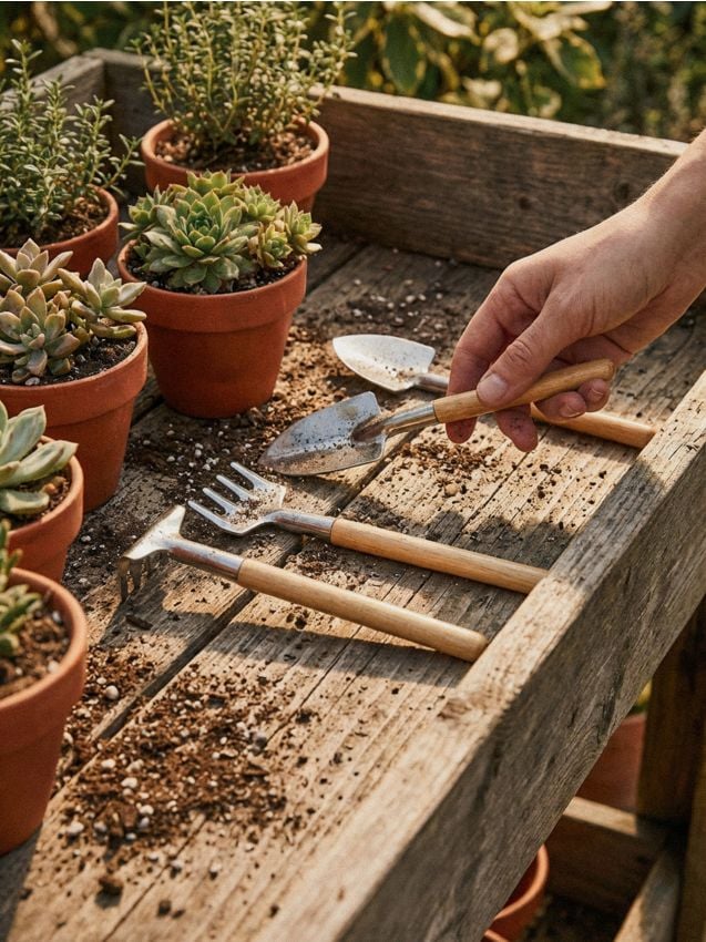 Sinsay - Set de unelte de grădină - argintiu