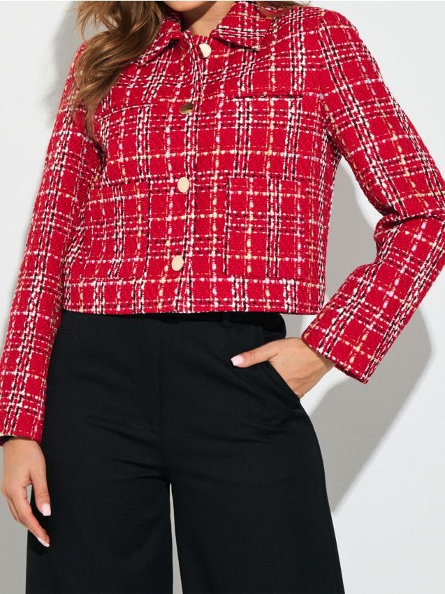 Sinsay - Sako v káro - viacfarebná