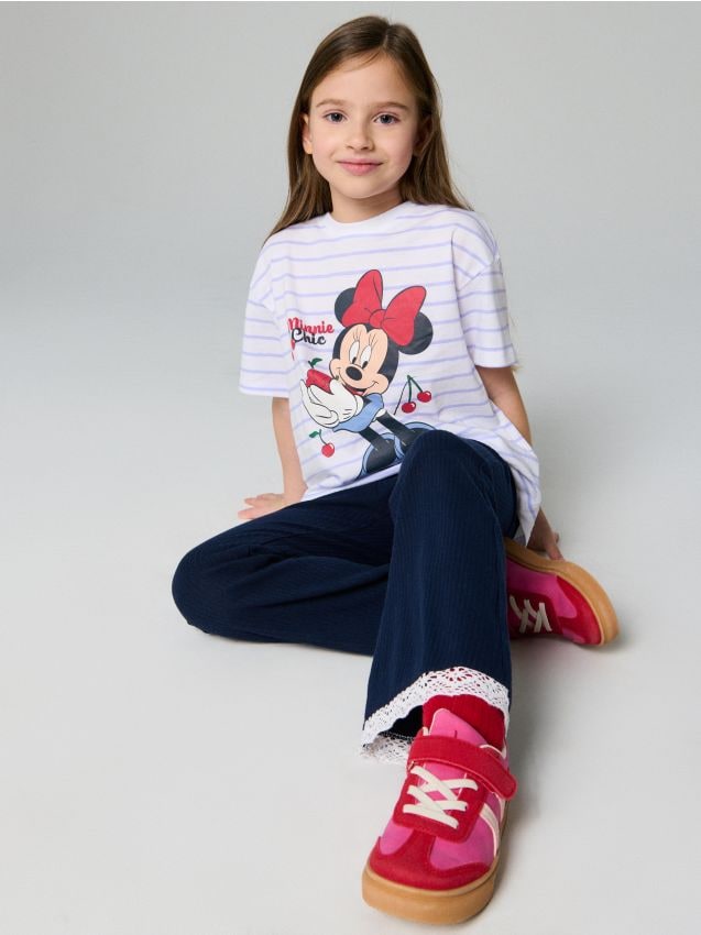 Sinsay - Set de tricou cu mânecă scurtă și pantaloni Minnie Mouse - multicolor