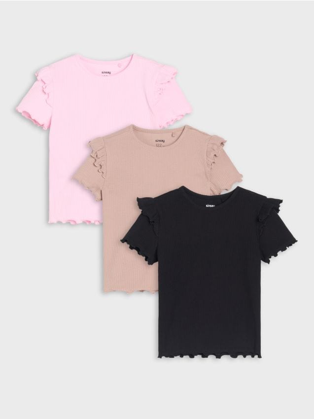 T-Shirts, 3er-Pack - SINSAY