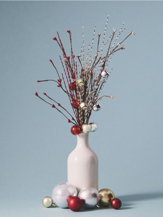 Sinsay - Buchet de crenguțe decorative de Crăciun cu clopoței - multicolor