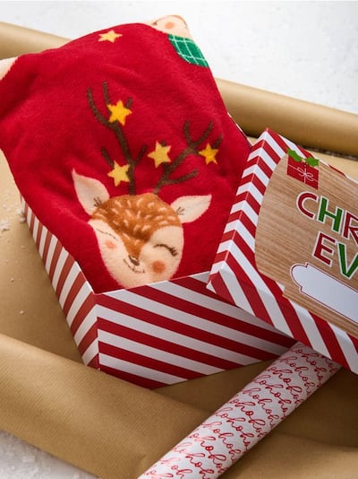 Різдвяний плед із візерунком оленів