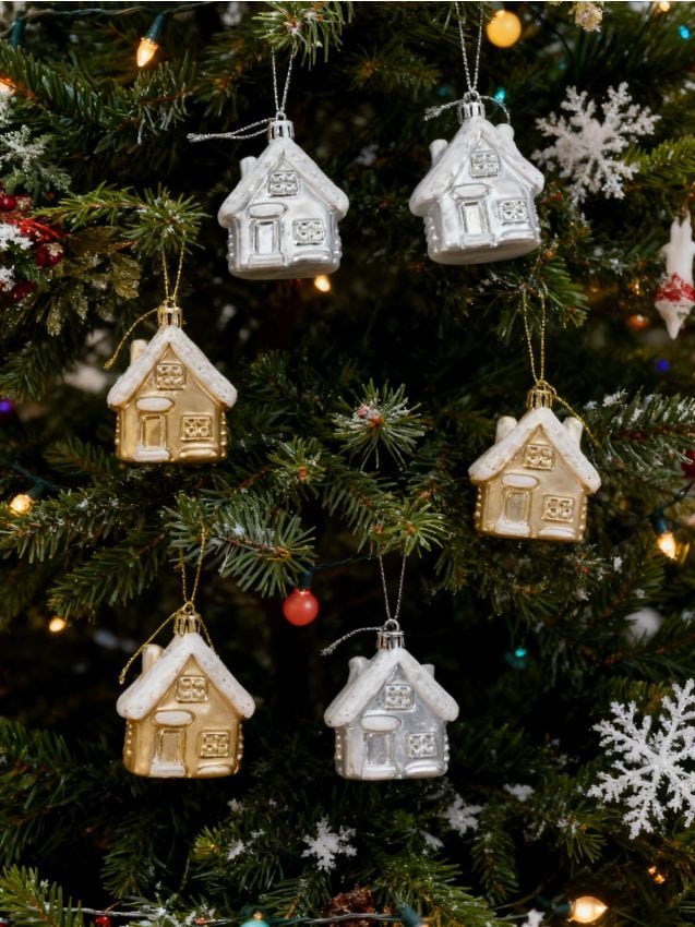 Sinsay - Balenie 6 vianočných ozdôb - viacfarebná