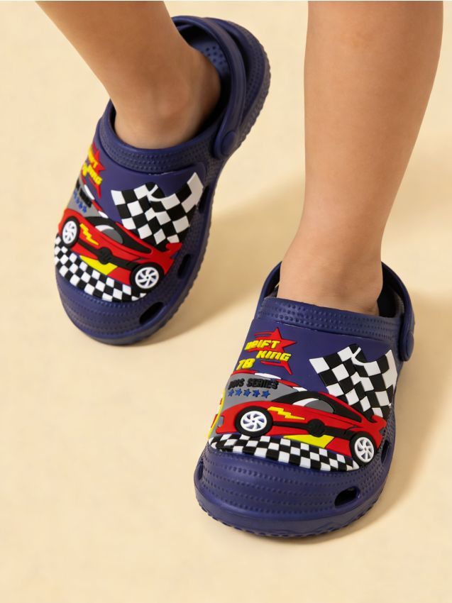 Sinsay - Saboți cu bareta la călcâi - indigo