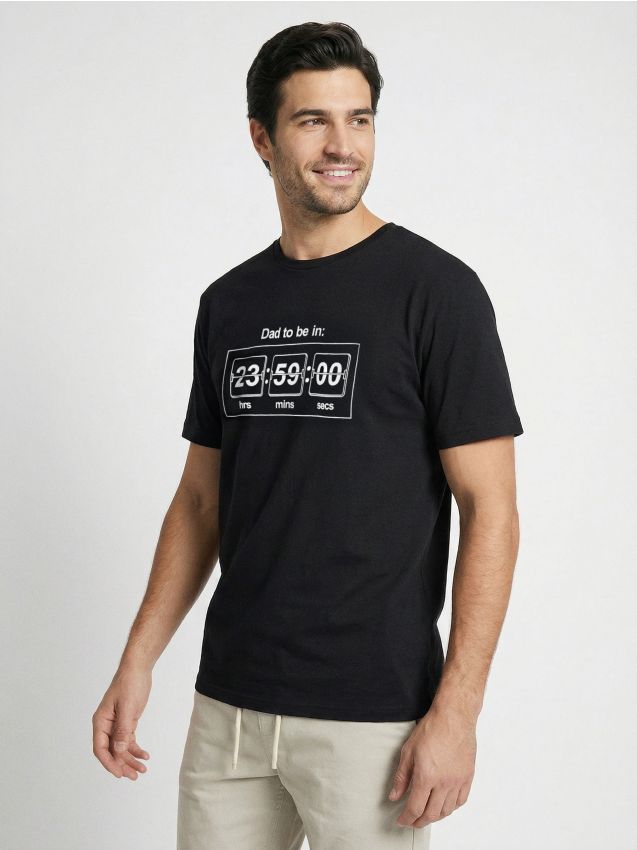 Sinsay - Tricou din bumbac - negru