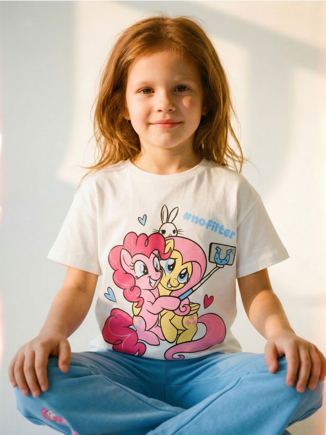 Sinsay - Set de tricou cu mânecă scurtă și pantaloni My Little Pony - multicolor