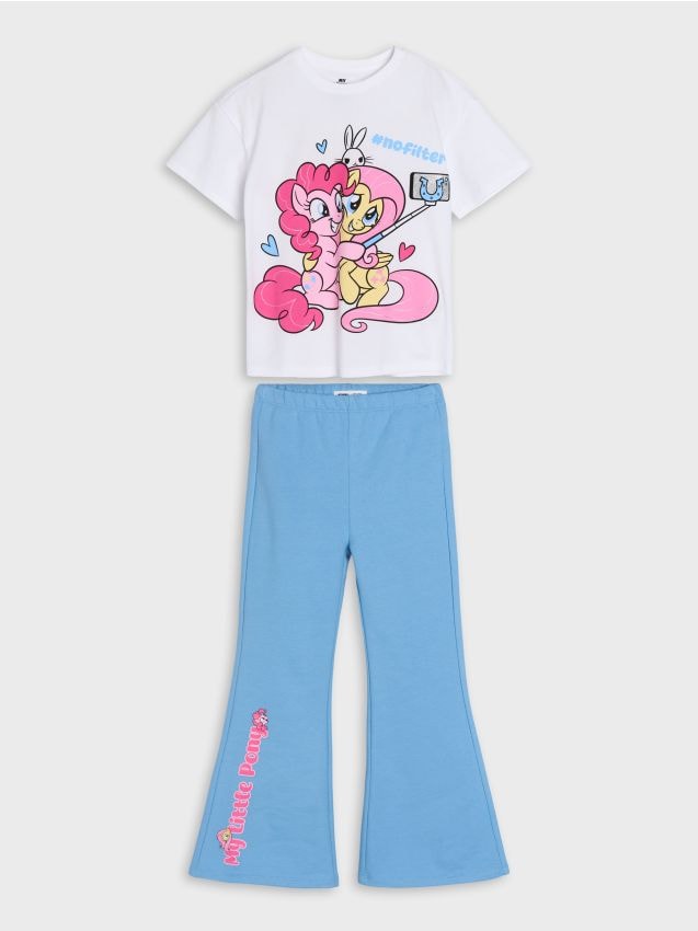 Sinsay - Set de tricou cu mânecă scurtă și pantaloni My Little Pony - multicolor