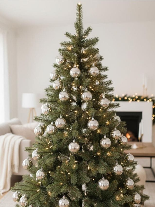 Sinsay - Balenie 20 vianočných ozdôb - strieborná