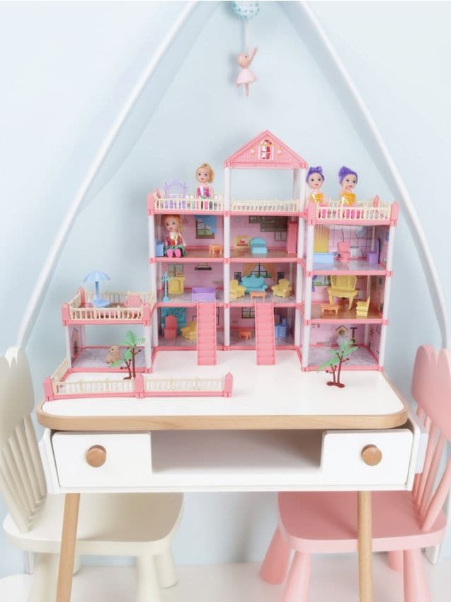 Sinsay - DIY domček pre bábiky - ružová