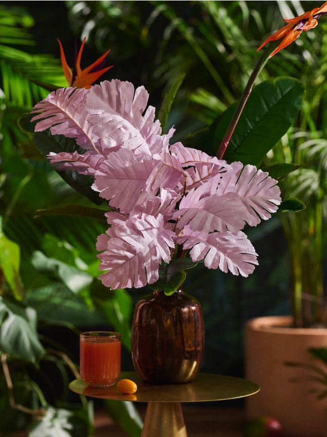 Sinsay - Plantă artificială decorativă - roz-pastel