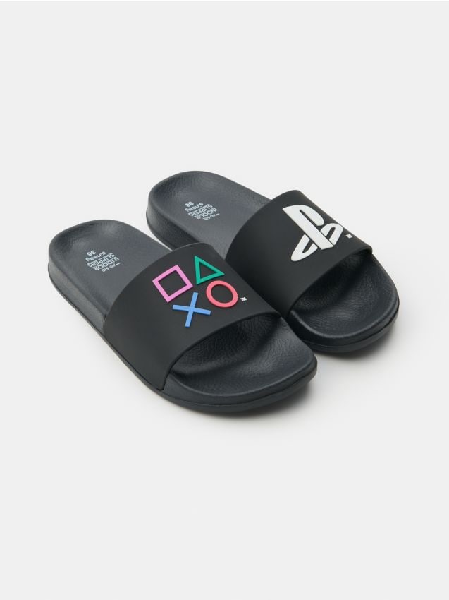 Sinsay - Saboți PlayStation - negru