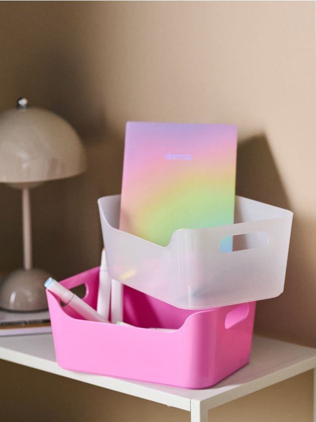 Sinsay - Cutie de depozitare cu mânere - clear