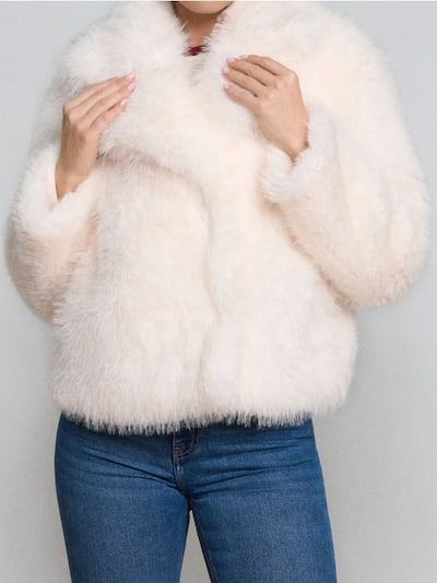 Куртка зі штучного хутра