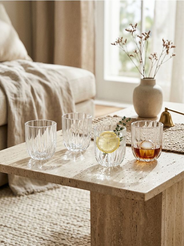 Sinsay - Set de 4 pahare - clear