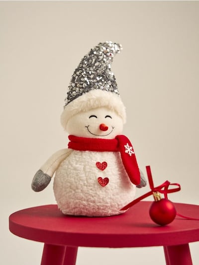 Різдвяна прикраса у формі сніговика