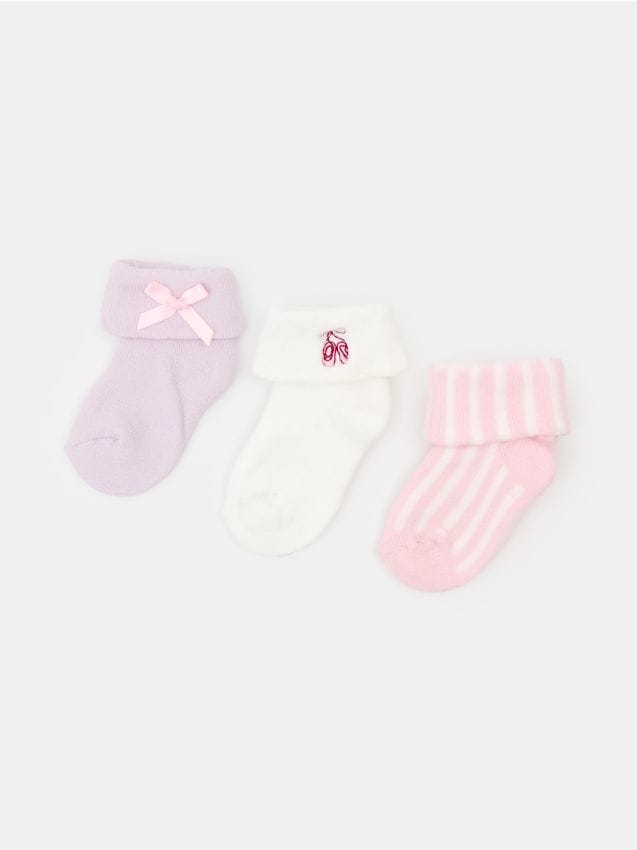 Sinsay - Čarape s ukrasnim aplikacijama 3 pack