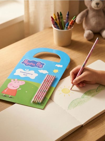 Set za bojenje sa nalepnicama Peppa Pig