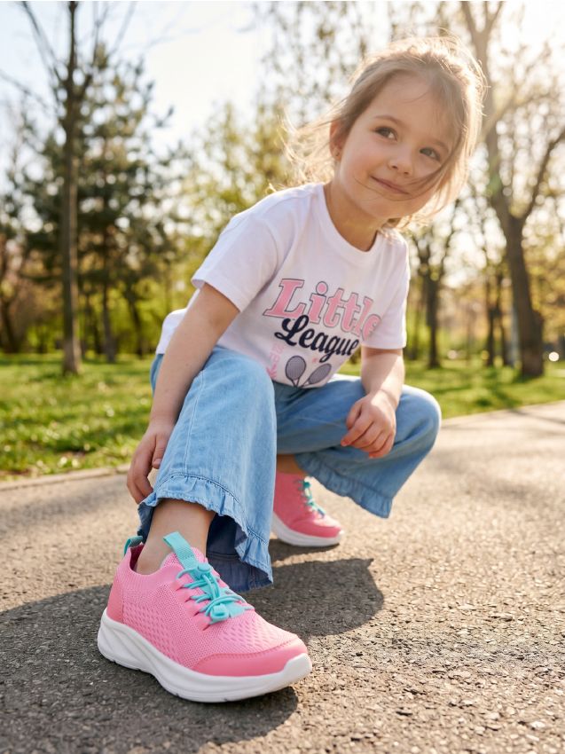 Sinsay - Sneakers ușori cu opritor - roz-bombon