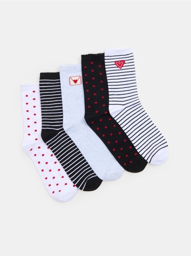 Sinsay - Șosete 5 pack - multicolor