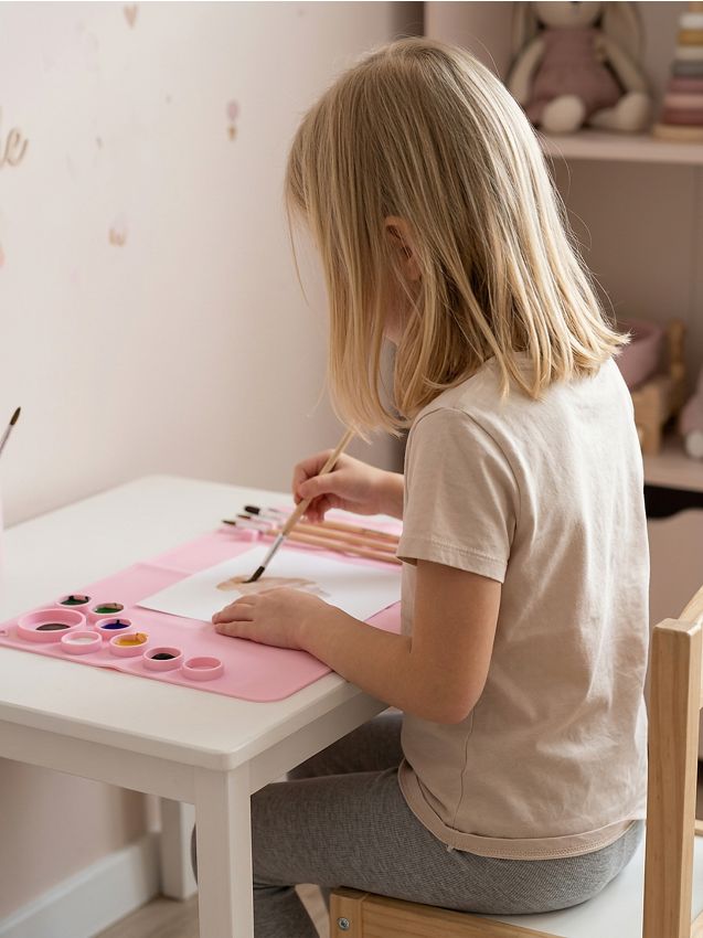 Sinsay - Covoraș din silicon pentru pictat - roz-pastel