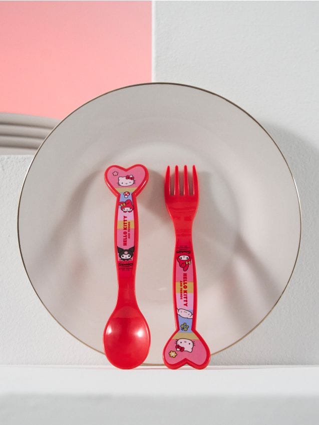 Sinsay - Set tacâmuri Hello Kitty - multicolor