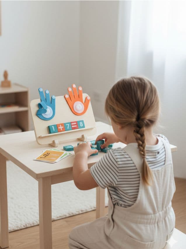 Sinsay - Drevená hračka na učenie počítania - viacfarebná