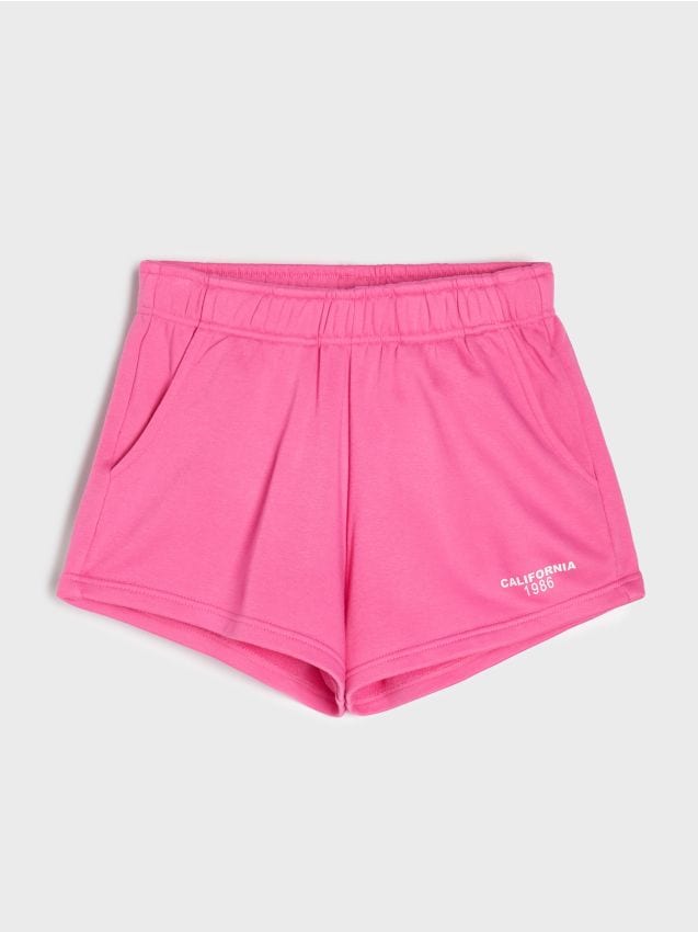 Pantaloncini ADIDAS donna palestra regular fit traspiranti con tasche azzurri