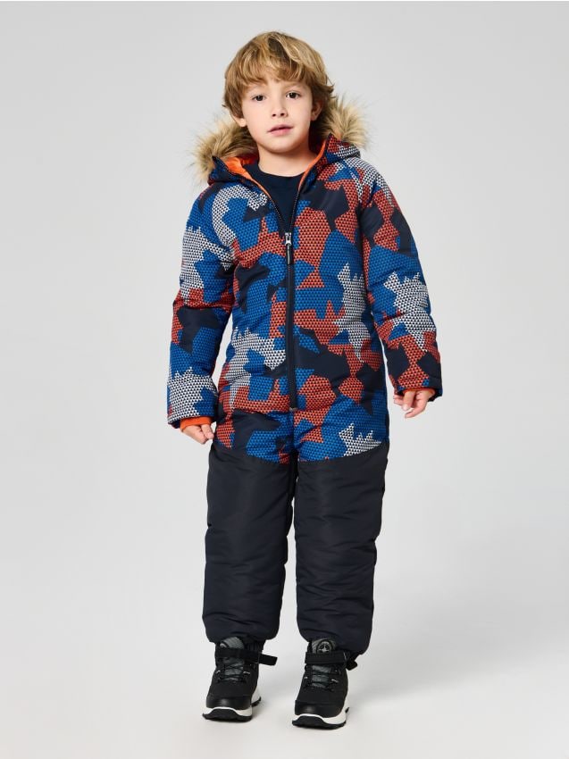 Sinsay - Kombinéza s kapucňou - viacfarebná