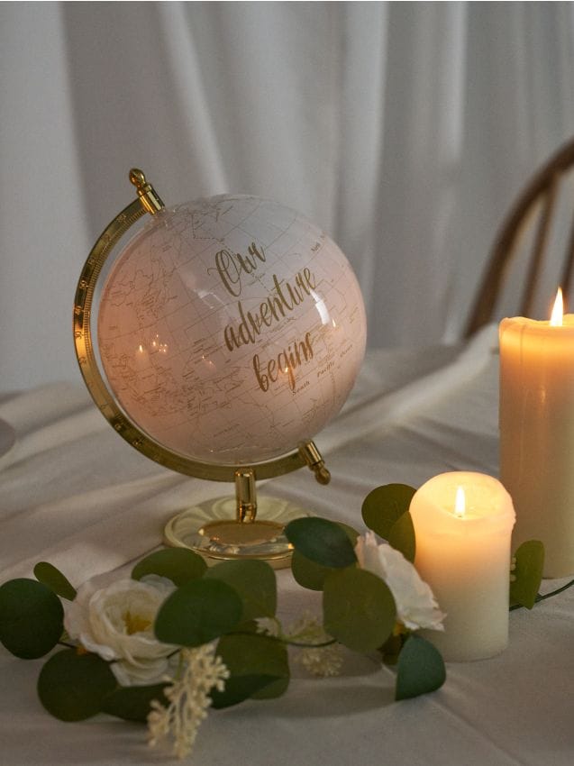 Sinsay - Decorațiune de masă în formă de glob - alb