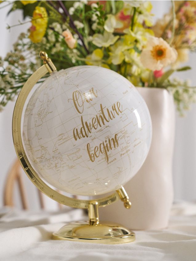 Sinsay - Decorațiune de masă în formă de glob - alb