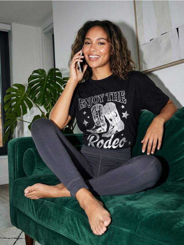 Sinsay - Legginsy z gumką w pasie - szary