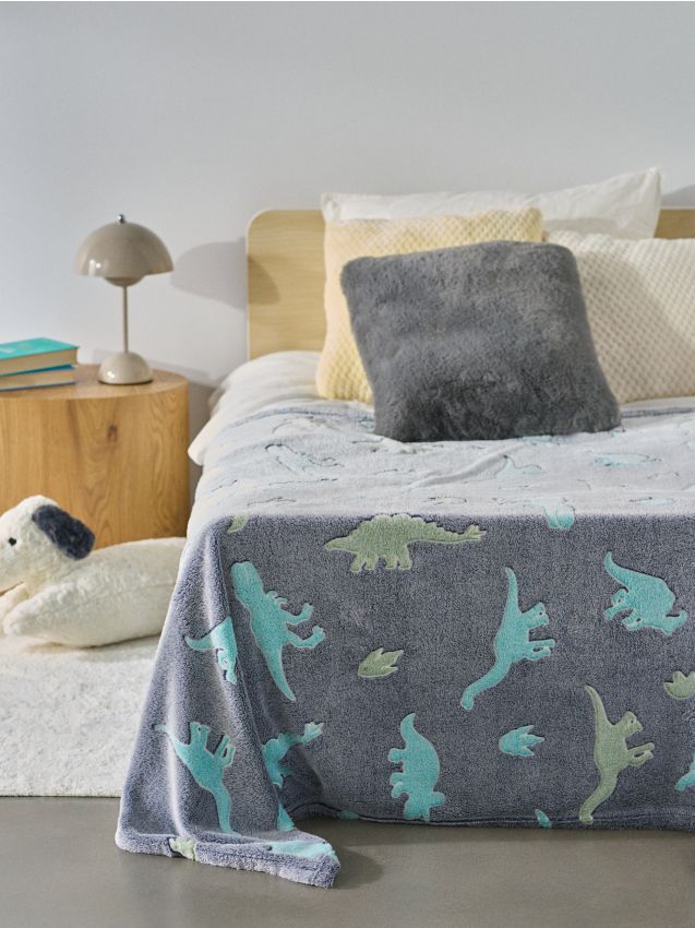 Sinsay - Pătură cu imprimeu fluorescent - multicolor