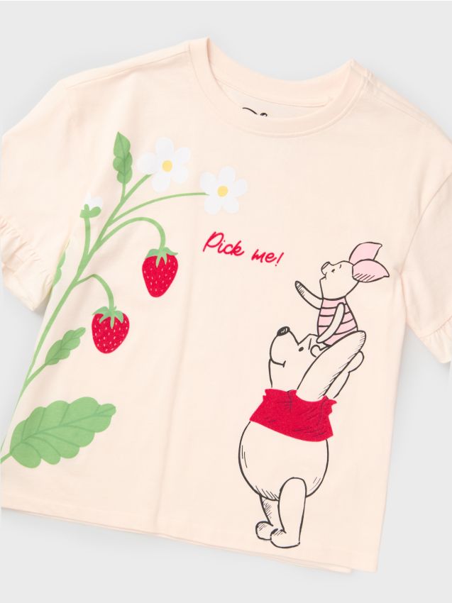 Sinsay - Tricou din bumbac cu imprimeu Winnie the Pooh - multicolor