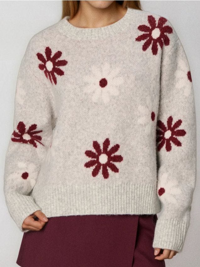 Sinsay - Vzorovaný sveter - viacfarebná