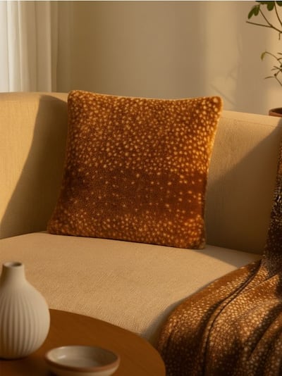 Dvostrana jastučnica sa veštačkim krznom i flisom