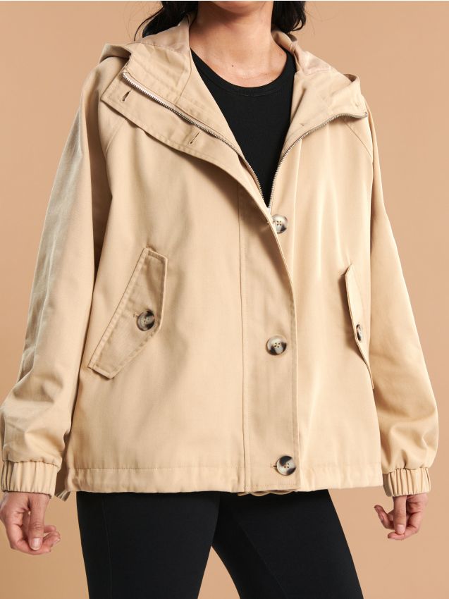 Τζάκετ με κουκούλα