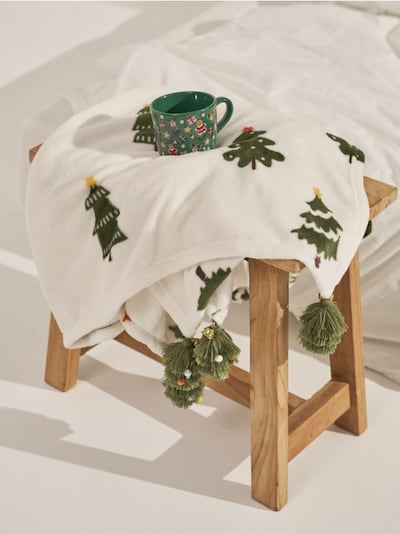 Pătură cu imprimeu de Crăciun