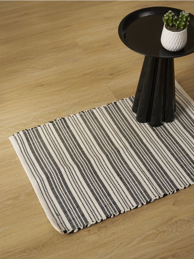 Sinsay - Covor în dungi - negru