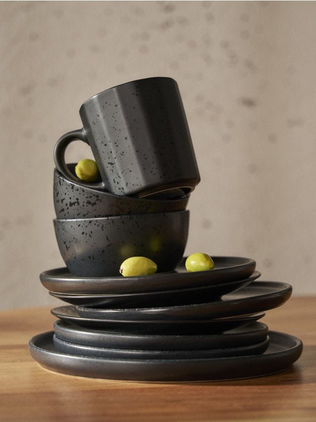 Sinsay - Keramický hrnček s uškom - čierna