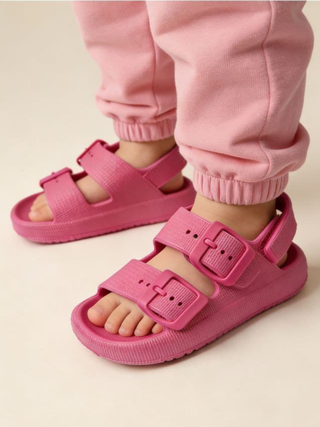Sinsay - Sandale cu catarame - roz
