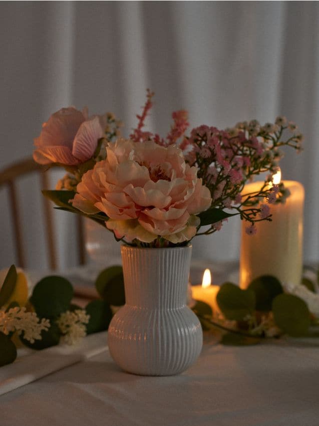 Sinsay - Vază ceramică - alb