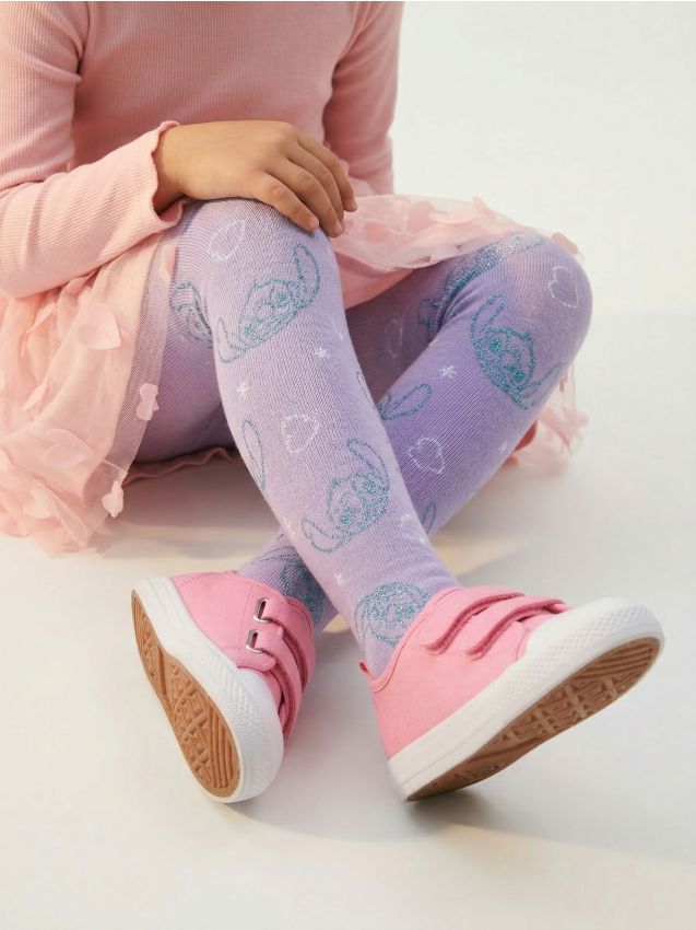 Sinsay - Rajstopy z metalizowama nicią Lilo & Stitch - wielobarwny