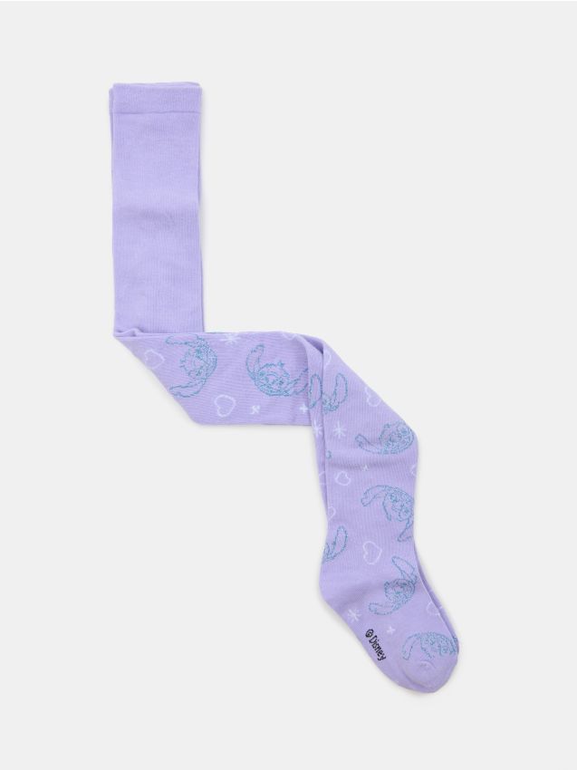 Sinsay - Rajstopy z metalizowama nicią Lilo & Stitch - wielobarwny